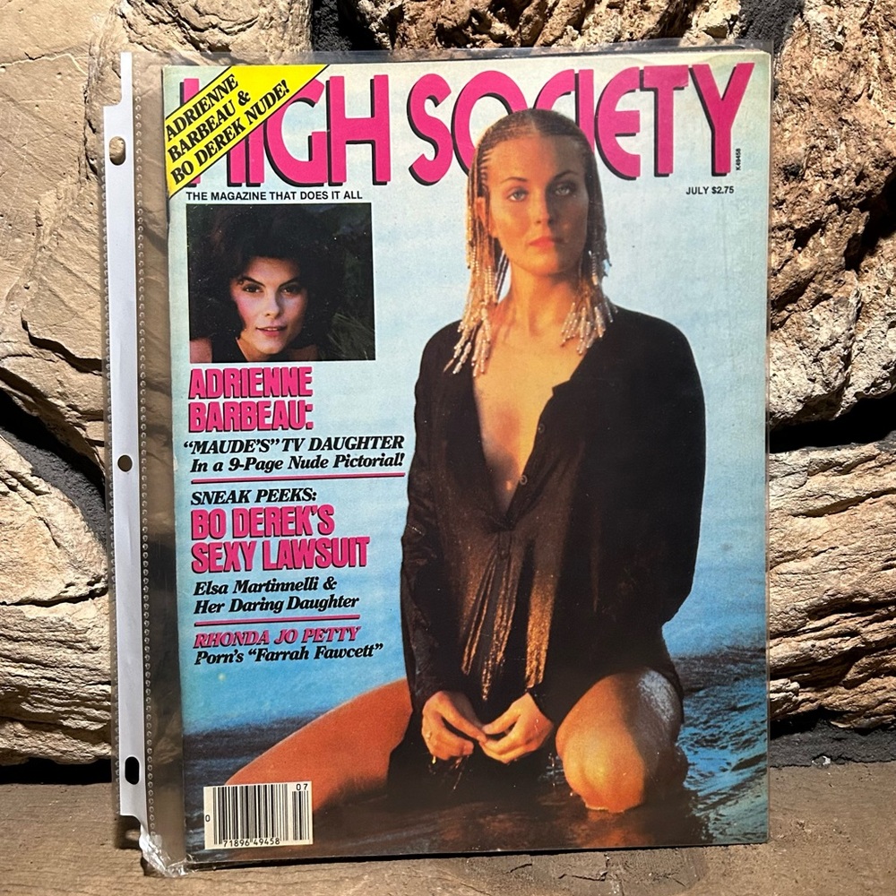 Vintage High Society Bo Derek Cover Issue